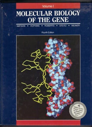 Book cover for Molecular Biology of the Gene, Volume 1 (4th Edition) by james-d-watson-nancy-h-hopkins-jeffrey-w-roberts-joan-argetsinger-steitz-alan-m-weiner