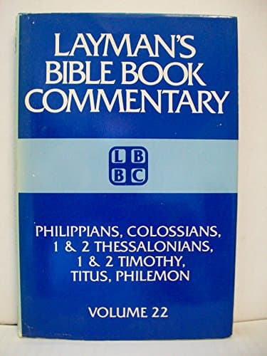 Book cover for Philippians, Colossians, 1 & 2 Thessalonians, 1 & 2 Timothy, Titus, Philemon by Tolbert, Malcolm O.