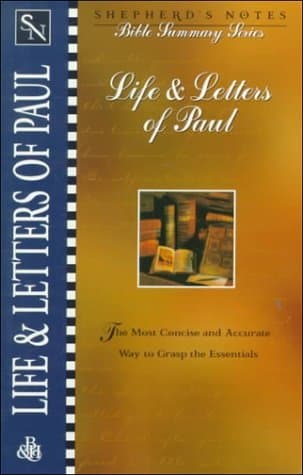 Book cover for Shepherd's Notes: Life & Letters of Paul by Broadman & Holman Publishers