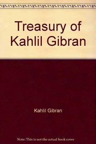 Book cover for Treasury of Kahlil Gibran by Kahlil Gibran