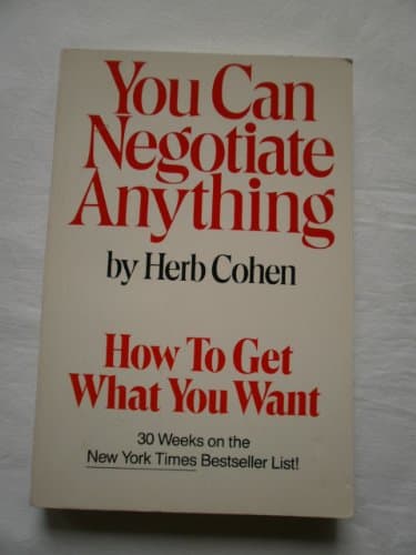 Book cover for You Can Negotiate Anything by Cohen, Herb