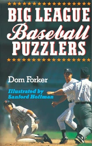 Book cover for Big League Baseball Puzzlers by Forker, Dom