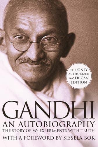 Book cover for Gandhi: An Autobiography - The Story of My Experiments With Truth by Mohandas Karamchand (Mahatma) Gandhi