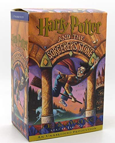 Book cover for Harry Potter and the Sorcerer's Stone (Book 1) by J.K. Rowling
