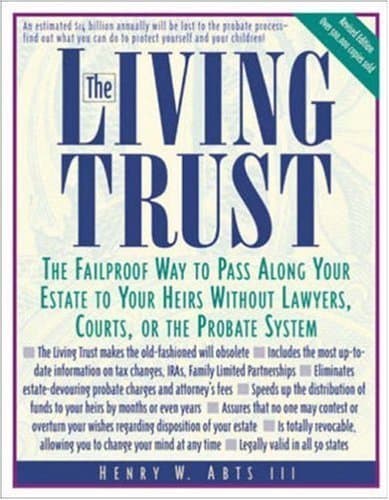 Book cover for The Living Trust by Henry W. Abts