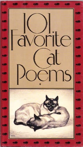 Book cover for 101 Favorite Cat Poems by Whittier, Sara L.