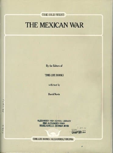 Book cover for The Mexican War (Old West) by Nevin, David