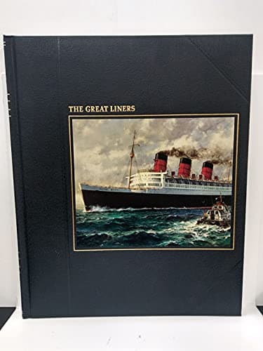 Book cover for The Great Liners by Maddocks, Melvin