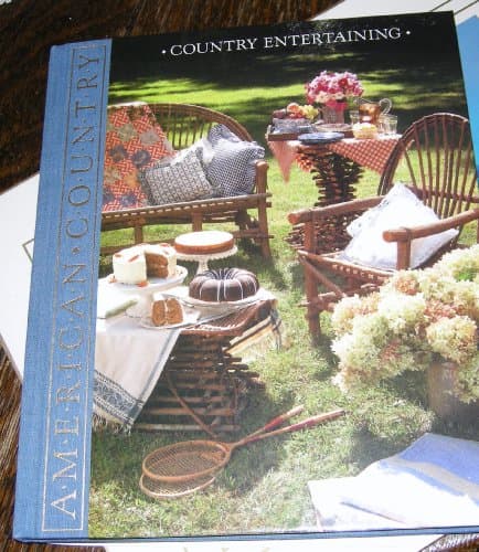 Book cover for Country Entertaining (American Country) by Time-Life Books