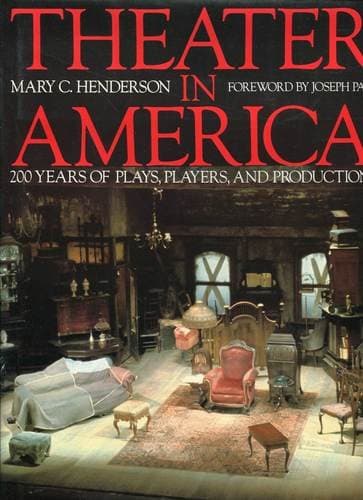 Book cover for Theater in America by Henderson, Mary C.