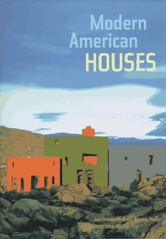 Book cover for Modern American Houses by Pearson, Clifford A.