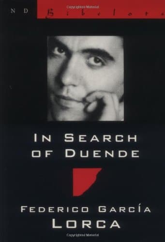 Book cover for In Search of Duende (New Directions Bibelot) (English and Spanish Edition) by Federico Garcia Lorca