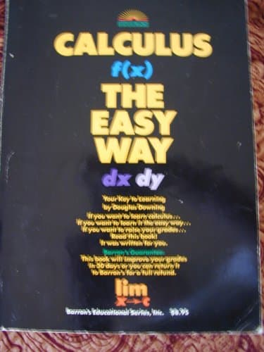 Book cover for Calculus the Easy Way by DOWNING, Douglas
