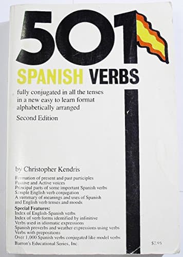Book cover for 501 Spanish Verbs fully conjugated in all the tenses by christopher-kendris