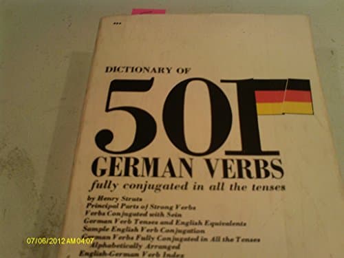 Book cover for 501 German Verbs: Fully Conjugated in All the Tenses by Henry Strutz