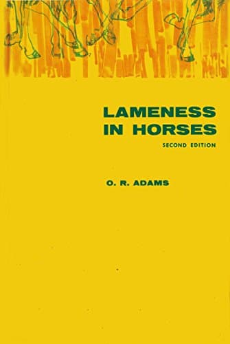 Book cover for Lameness in Horses by Adams, O. R.