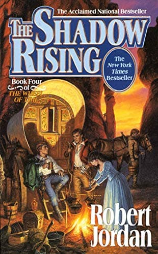Book cover for The Shadow Rising (The Wheel of Time, Book 4) (Wheel of Time, 4) by Jordan, Robert