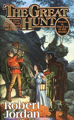 Book cover for The Great Hunt (The Wheel of Time, Book 2) (Wheel of Time, 2) by Jordan, Robert