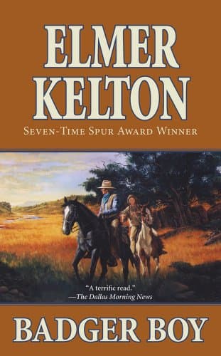 Book cover for Badger Boy (Texas Rangers) by Kelton, Elmer