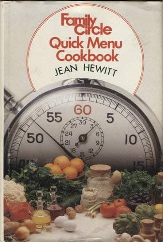 Book cover for Family Circle Quick Menu Cookbook by Hewitt, Jean