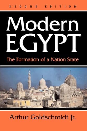 Book cover for Modern Egypt: The Formation of a Nation State by Arthur Goldschmidt Jr.