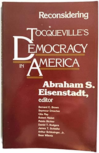 Book cover for Reconsidering Tocqueville by Eisenstadt, Abraham