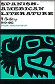 Book cover for Spanish-American Literature: A History, Vol. 2 (Waynebooks Series, No. 29) by Anderson-Imbert, Enrique