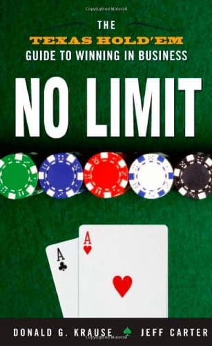Book cover for No Limit: The Texas Hold 'em Guide to Winning in Business by Krause, Donald G.