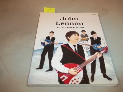 Book cover for John Lennon: Young Rock Star by Santrey, Laurence