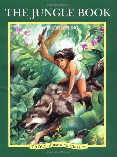 Book cover for The Jungle Book (Troll Illustrated Classics) by Kipling, Rudyard