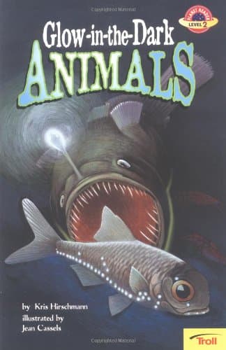 Book cover for Glow In The Dark Animals by Kris Hirschmann