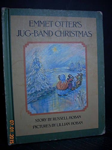 Book cover for Emmet Otter's Jug-Band Christmas by Russell Hoban