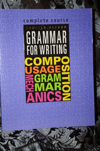 Book cover for Sadlier-Oxford Grammar for Writing: Complete Course (Grammar for Writing Ser. 4) by Lee, Martin