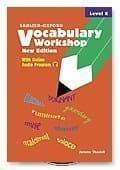 Book cover for Vocabulary Workshop: Level E by Shostak, Jerome
