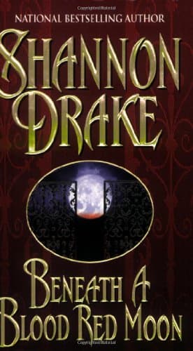 Book cover for Beneath A Blood Red Moon by Drake, Shannon