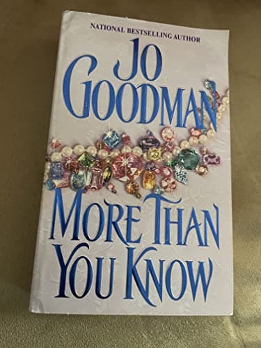 Book cover for More Than You Know by Jo Goodman