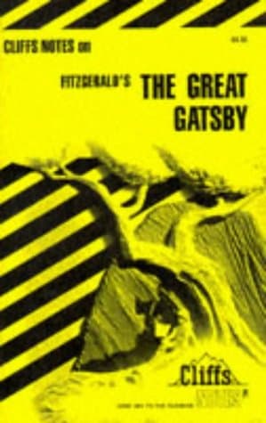 Book cover for Fitzgerald's The Great Gatsby (Cliffs Notes) by Northman, Phillip M.A.