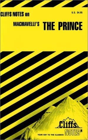 Book cover for Cliffs Notes On Machiavelli's The Prince by Vergani, Louisa