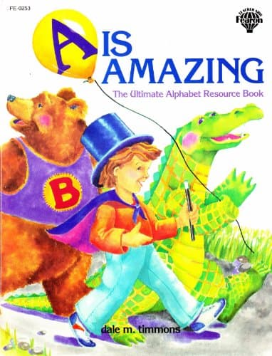 Book cover for A Is Amazing by Timmons, Dale M.