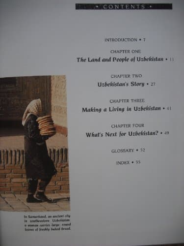 Book cover for Uzbekistan (Then & Now) by Lerner Geography Department