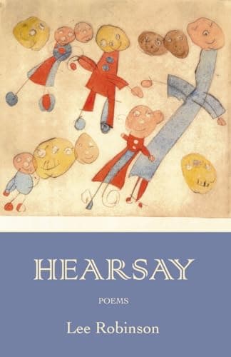 Book cover for Hearsay (Poets Out Loud) by Robinson, Lee