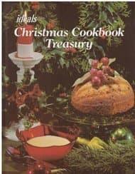Book cover for Ideals Christmas Cookbook Treasury by Ideals