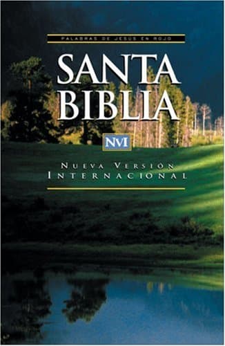 Book cover for NVI Santa Biblia Rústica con Palabras de Jesús en Rojo by Zondervan
