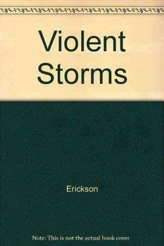 Book cover for Violent Storms by Erickson, Jon