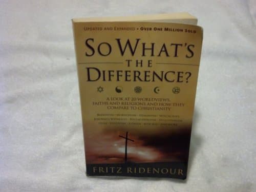 Book cover for So What's the Difference? by Ridenour, Fritz