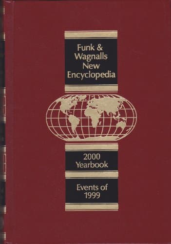 Book cover for Funk & Wagnalls New Encyclopedia: 2000 Yearbook - Events of 1999 by Scott Thomas
