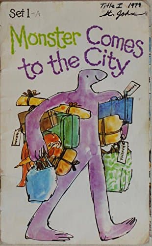 Book cover for Monster Comes to the City by Unknown