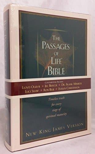 Book cover for The Passages of Life Bible (New King James Version) by Unknown