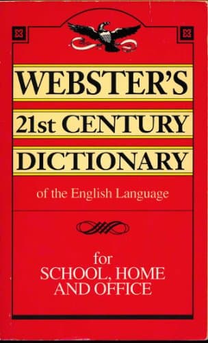 Book cover for Webster's 21st Century Dictionary by Kidney