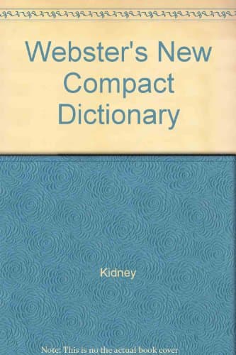 Book cover for Webster's new compact dictionary by Kidney, Walter (ed)